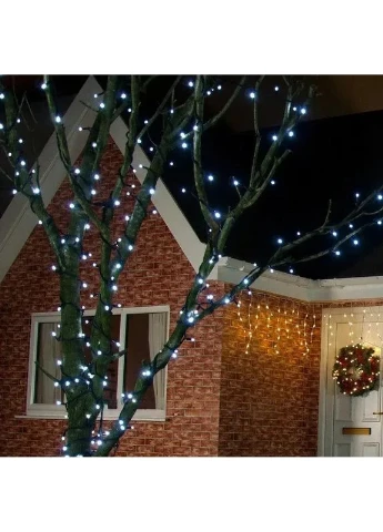 Гирлянда 40 м Нить на зеленом проводе 600 LED Разноцветный (234561701_788) XPRO (392930836)