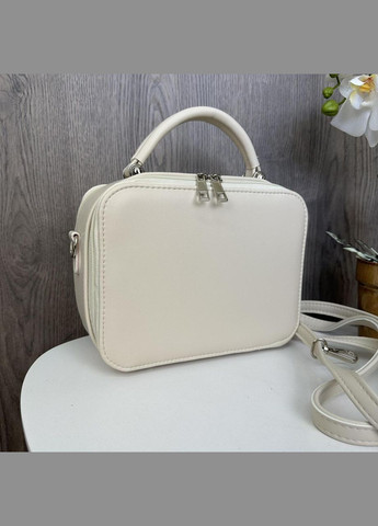 Класична каркасна міні сумочка на плече з екошкіри з металевою молочною фурнітурою (sku_972ММ) No Brand (330575977)