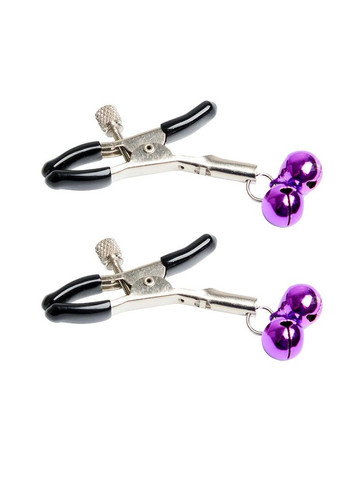 Затискачі для сосків металеві з регулюванням зусилля з дзвіночками Nipple clamps на соски China (317747453)