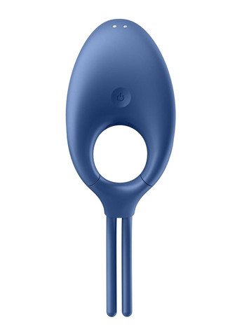 Ерекційне віброкільце-ласо Swordsman Blue, міцна фіксація, 10 режимів, потужний мотор Satisfyer (369779710)