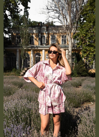 Женский шелковый костюм свободного кроя. Avanti (341089011)