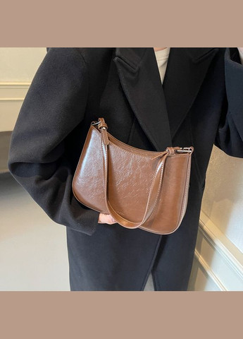 Жіноча класична сумка крос-боді 2661 через плече багет No Brand (344446636)