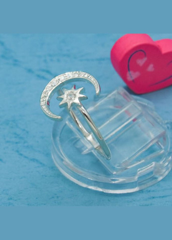 Серебряное открытое кольцо "Лунница" 19 No Brand (350667222)