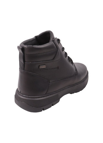 Черные ботинки мужские черные натуральная кожа Konors