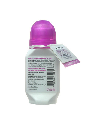 Шариковый дезодорант Кристалл, без запаха и алюминия,, 66 мл Crystal (366558420)