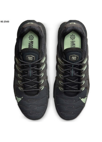 Чорні Осінні кросівки чоловічі nike air max tn terrascape plus black barely volt найк аір макс тн плюс No Brand