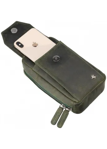 Чоловічі шкіряні сумки S45 Alex (Oil Green) Visconti (317169242)