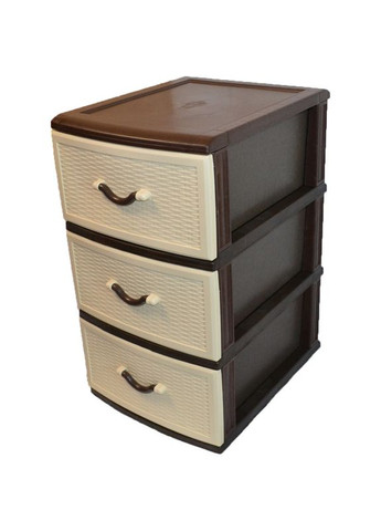 Комод пластиковый Style (Стиль) 3 ящика 48х38х67 No Brand (346489605)