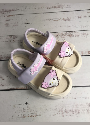 Сандалі босоніжки дитячі для дівчаток Фіолетово-бежевий (315) Apawwa (338438577)
