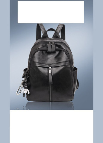 Женский черный рюкзак с брелком КиП (290683311)