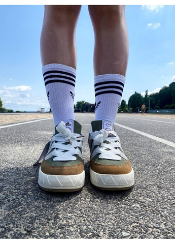 Білі Осінні кросівки чоловічі adidas adimatic khaki адідас адіматік No Brand