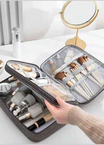 Органайзер сумка бокс косметичка для зберігання косметичних засобів зарядних пристроїв 27х20х11 см (477457-Prob) Червоний Unbranded (297438883)