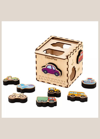Кубик-сортер Транспорт (CUB-4-011) GoodPlay (330058261)