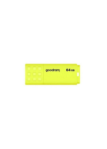 Флеш пам'ять usb Goodram 64gb ume2 yellow usb 2.0 (269343175)