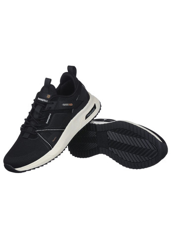Черные демисезонные мужские кроссовки из текстиля m7507-1c Baas