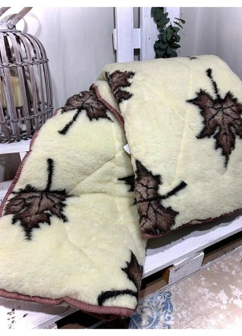 Ковдра відкрите овеча шерсть з 2-х сторін Клен Двоспальне 175х210 55230 Moda (335583454)