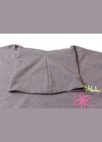 Футболка З Довгим Рукавом Oversize 1025 Темно Сірий Меланжевий Monili (306544285)