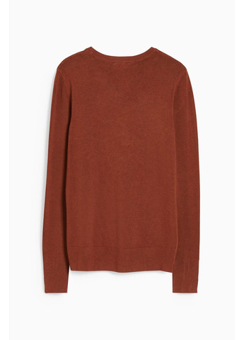 Коричневий демісезонний светр з віскози C&A