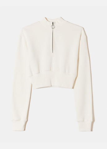 Белый свитшот Tally Weijl однотонный (311947471)