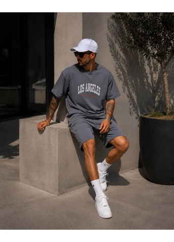 Мужской летний костюм в спортивном стиле No Brand (397306291)