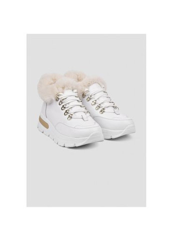 Білі зимовий кросівки (черевики) зимові натуральна шкіра/овчина р. (17632) Vm-Villomi