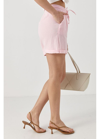 Муслиновые шорты на завязках Lurex Шорты (370393338)