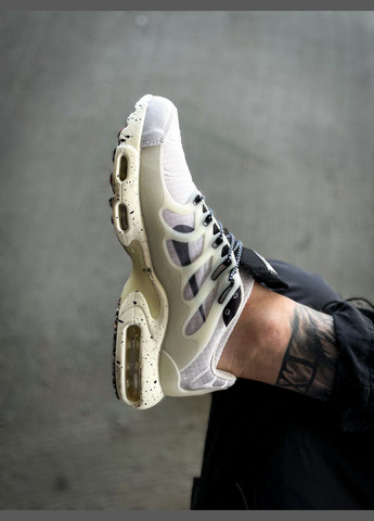 Белые всесезонные кроссовки мужские air max tn plus terrascape white | найк аир макс тн плюс белые No Brand