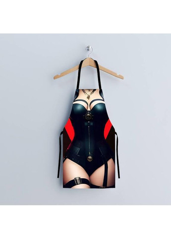 Фартук с дизайном Черная вдова Прикольный передник с принтом размер 80×60 Україна ТД (369659249)