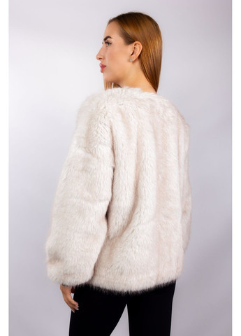 Бежева зимня шуба жіноча y25-2 бежева 346557 Where Uwear