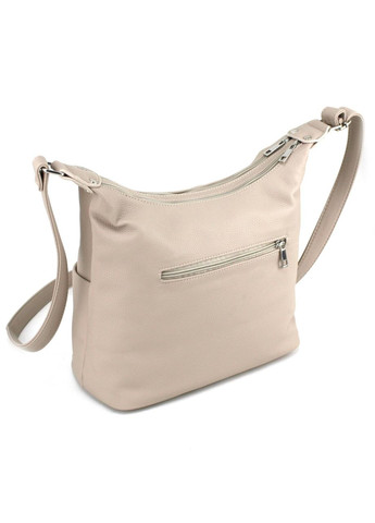 Жіноча сумка-хобо з екошкіри 547183 бежева Voila (348418647)