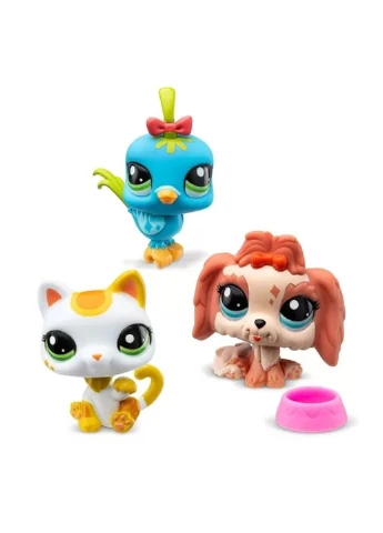 Игровой набор – НАСТРОЕНИЕ ГОРОДА (3 фигурки, аксесс.) Littlest Pet Shop (324110356)