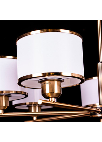 Люстра с абажурами на 5 ламп 2935/5/copper No Brand (352229888)