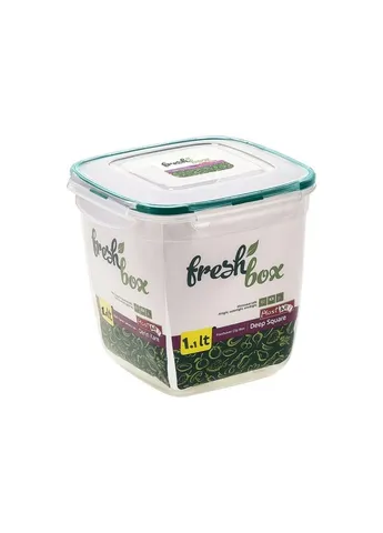 Пищевой контейнер Fresh квадратний 1,1 л (5235) Irak Plastik (382073513)