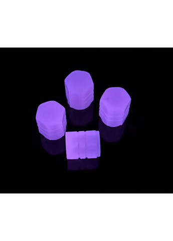 Фосфорные колпачки для ниппелей колес (4 шт.) No Brand (364957861)