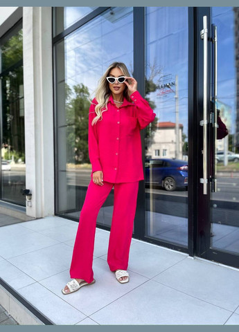 Женский летний костюм 4 в 1: рубашка, топ, брюки, шорты. MonCher (333655265)