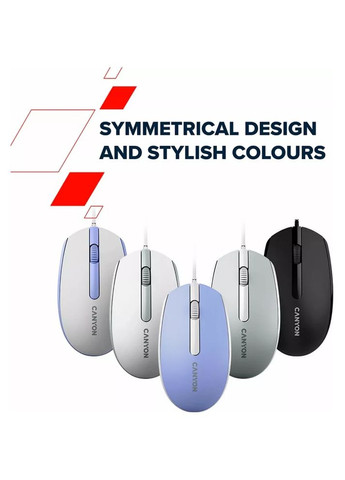 Миша M-10 USB Dark Grey (CNE-CMS10DG) Canyon (323111739)