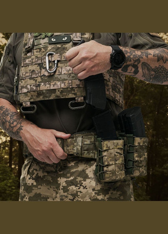 Двойной подсумок под магазины АК/АR (тканевый). Пиксель (мм-14) Ukrarmor (333722007)