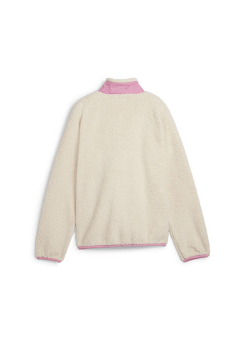 Біла демісезонна дитяча куртка hybrid sherpa jacket youth Puma