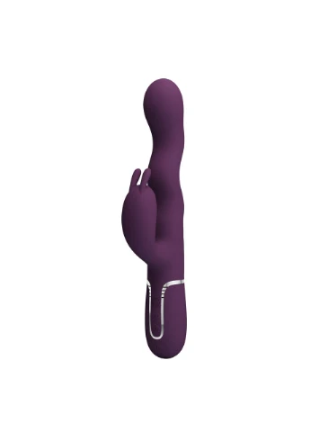Вибратор Laursen Dark Purple Waving & Vibrating Rabbit Pretty Love (398647757)