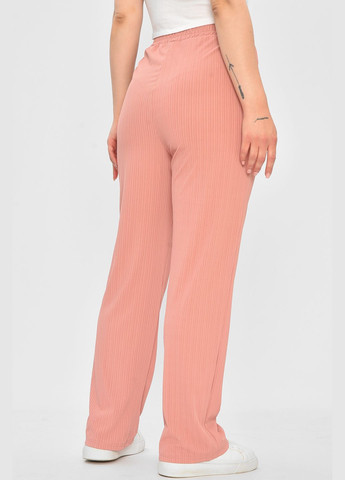 Штаны женские расклешенные розового цвета Let's Shop (336336126)