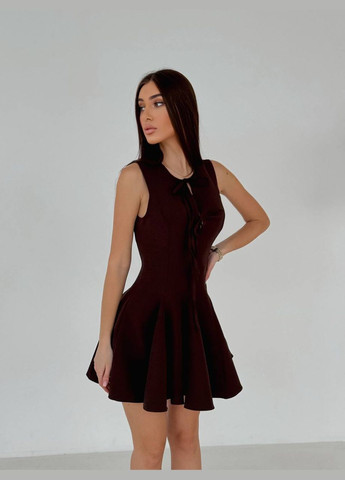 Коричнева кежуал сукня N.Family однотонна