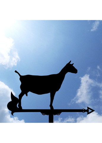 Флюгер Коза №2, флюгер на кровлю из металла 2 мм. No Brand (368896762)