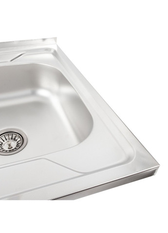 Кухонна мийка з нержавіючої сталі ДЕКОР 6060 R (0,7/160 мм) Valeso (305296101)
