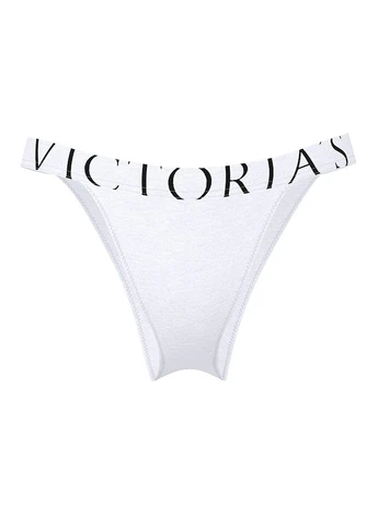 Трусики French-cut Brief бавовняні з логотипом, Білі Victoria's Secret (391667299)