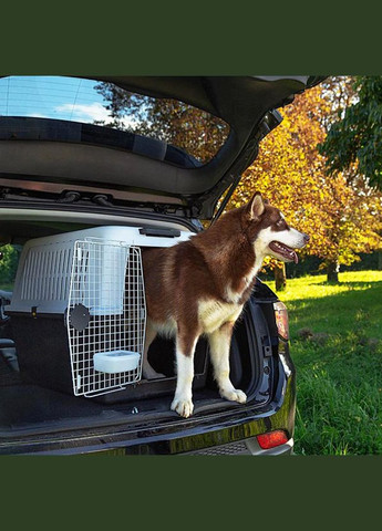 Переноска для собак та котів Atlas Professional 60 сіра до 45 кг 61x91x68 см 73060021 Ferplast (330636438)