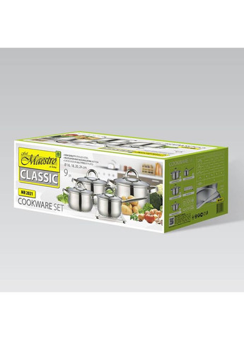 Набір посуду MR-2021 9 предметів Maestro (348133269)