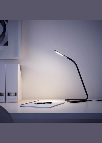 Світлодіодна настільна лампа ІКЕА HARTE Срібний (20527242) IKEA (267900546)