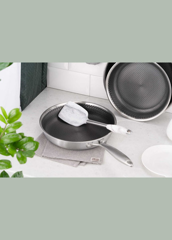 Сковорода Black Mars Avior 26 см, нержавіюча сталь Triply Ardesto (314748587)