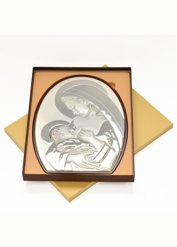 Срібна Ікона Божа Матір Годувальниця 26,5x34,5см MA/E907/1 Prince Silvero (265215624)