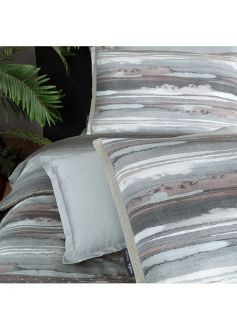 Постільна білизна Juno gri сатин делюкс 300ТС євро Sarev (367073116)